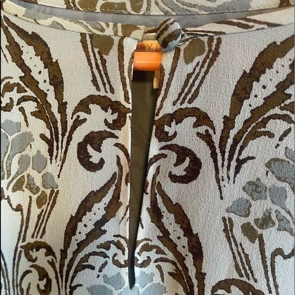 Tory Burch silk blouse sz 14 - Picture 3 of 9